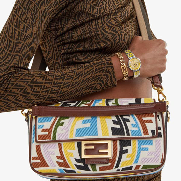 【フェンディ】ヴァーティゴバゲットバッグスーパーコピー21SS 8BR600AGKAF1E8T